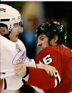 Autographed COLIN FRASER Photo - Chicago  Blackhawks