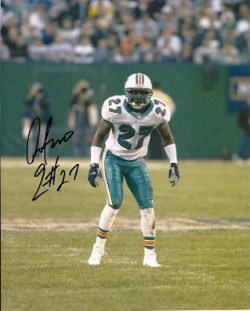 Autographed ARTURO FREEMAN Miami Dolphins photo