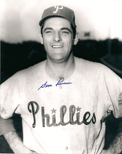 AUTOGRAPHED  GENE FREESE 8x10 Philadelphia Phillies Photo