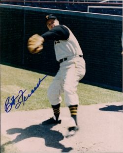 AUTOGRAPHED  photo BOB FRIEND - Pittsburgh Pirates
