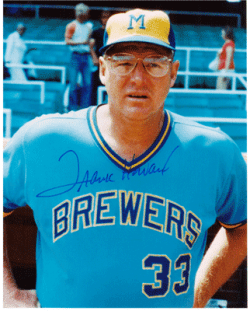 AUTOGRAPHED FRANK HOWARD 8x10 Milwaukee Brewers Photo