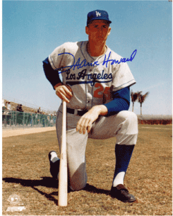 AUTOGRAPHED  FRANK HOWARD  Los Angeles Dodgers photo