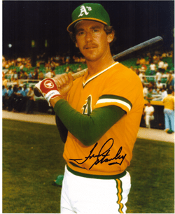 AUTOGRAPHED SIGNED photo FRED STANLEY Oakland A's