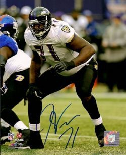 Autographed JERED GAITHER Baltimore Ravens Photo