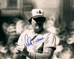 AUTOGRAPHED MIKE GARMAN 8X10 Montreal Expos Photo
