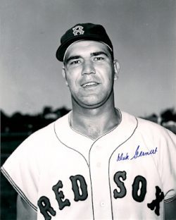 AUTOGRAPHED DICK GERNERT  Boston Red Sox photo