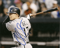 AUTOGRAPHED photo CHRIS GETZ Chicago White Sox