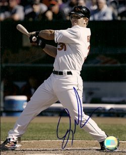 AUTOGRAPHED  photo JAY GIBBONS Baltimore Orioles