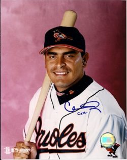 AUTOGRAPHED GERONIMO GIL 8x10 Baltimore Orioles Photo