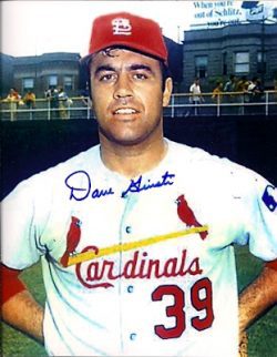 AUTOGRAPHED DAVE GIUSTI St. Louis Cardinals photo