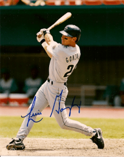 AUTOGRAPHED LUIS GONZALEZ 8x10 Houston Astros photo