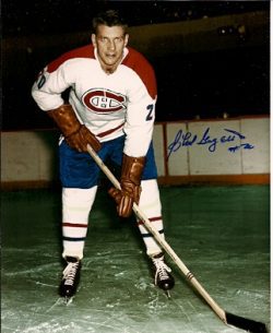 Autographed PHIL GOYETTE Montreal Canadiens