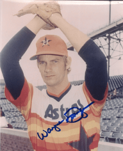 AUTOGRAPHED photo WAYNE GRANGER Houston Astros