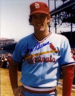 AUTOGRAPHED TOM GRIEVE St. Louis Cardinals photo
