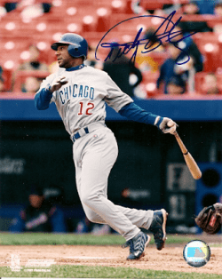 AUTOGRAPHED RICKY GUTIERREZ Chicago Cubs Photo