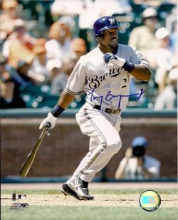 AUTOGRAPHED  TONY GWYNN JR 8x10 Milwaukee Brewers photo