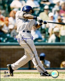 AUTOGRAPHED TONY GWYNN JR 8X10 Milwaukee Brewers Photo