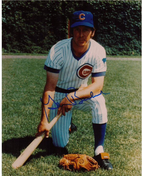 AUTOGRAPHED GLENN BECKERT 8x10 Chicago Cubs photo