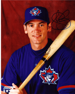 SIGNED photo SHAWN GREEN #3 Toronto Blue Jays