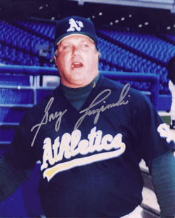 AUTOGRAPHED SIGNED photo GREG LUZINSKI Oakland A's