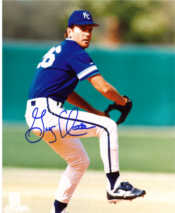 AUTOGRAPHED GREG MATHEWS 8x10 Kansas City Royals Photo