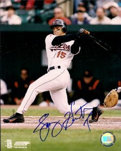 AUTOGRAPHED JERRY HAIRSTON JR. 8x10 Baltimore Orioles