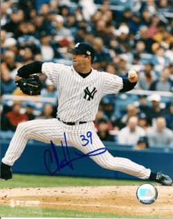 AUTOGRAPHED  photo CHRIS HAMMOND New York Yankees