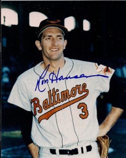 AUTOGRAPHED RON HANSEN 8x10 Baltimore Orioles Photo