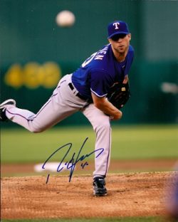 AUTOGRAPHED  photo RICH HARDEN Texas Rangers