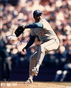 AUTOGRAPHED MIKE HARKEY Chicago Cubs Photo