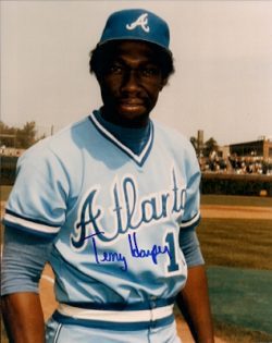 AUTOGRAPHED TERRY HARPER Atlanta  Braves