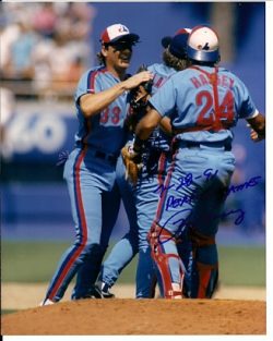 AUTOGRAPHED SIGNED photo RON HASSEY Montreal Expos