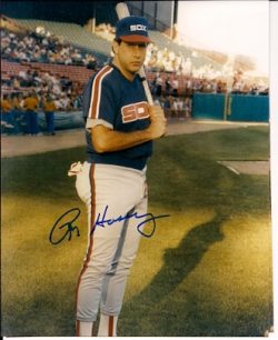 AUTOGRAPHED RON HASSEY 8x10 Chicago White Sox Photo