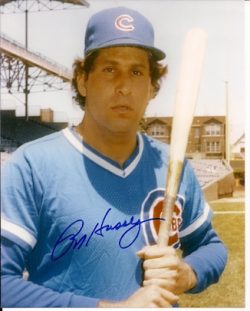 AUTOGRAPHED  RON HASSEY 8x10 Chicago Cubs photo