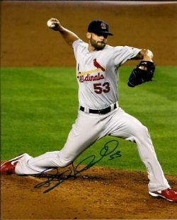 AUTOGRAPHED BLAKE HAWKSWORTH St. Louis Cardinals photo