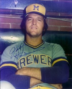 AUTOGRAPHED  photo JACK HEIDEMAN Milwaukee Brewers