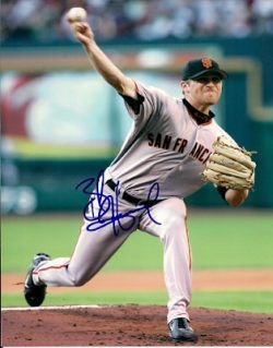 AUTOGRAPHED BRAD HENNESSEY San Francisco Giants Photo