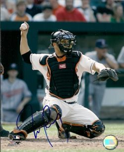 AUTOGRAPHED  photo RAMON HERNANDEZ Baltimore Orioles