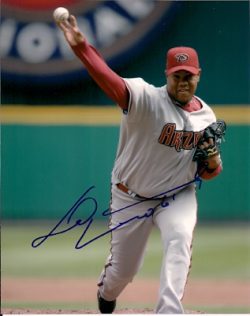 Autographed LIVAN HERNANDEZ Arizona Diamondbacks Photo
