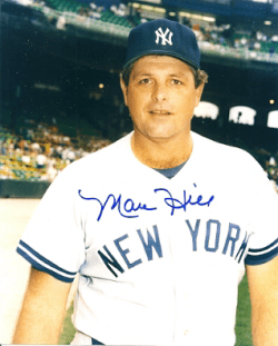 AUTOGRAPHED  photo MARC HILL New York Yankees