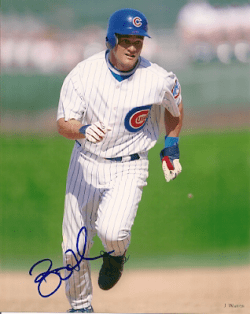 AUTOGRAPHED BOBBY HILL Chicago Cubs Photo