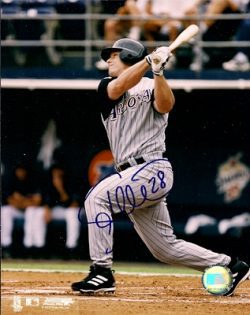 Autographed SEAN HILLENBRAND 8X10 Arizona Diamondbacks Photo