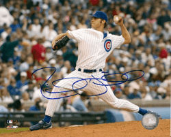 AUTOGRAPHED RICH HILL 8x10 Chicago Cubs Photo