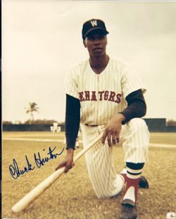 AUTOGRAPHED 8x10 photo CHUCK HINTON Washington Senators