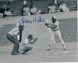 AUTOGRAPHED  photo LARRY HISLE Milwaukee Brewers