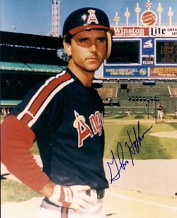 AUTOGRAPHED  photo GLENN HOFFMAN Angels