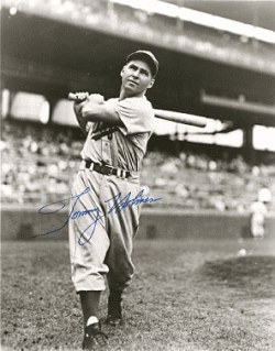 AUTOGRAPHED TOMMY HOLMES Brooklyn Dodgers photo