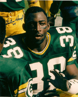 Autographed ESTUS HOOD Green Bay Packers Photo