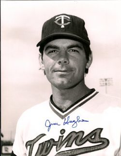 AUTOGRAPHED JIM HUGHES 8x10  Minnesota Twins photo