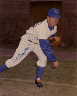 AUTOGRAPHED BOB HUMPHREYS Chicago Cubs Photo